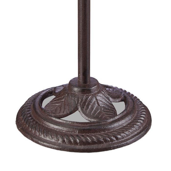 Relaxdays Fireplace Set, 5-Piece, Cast Iron