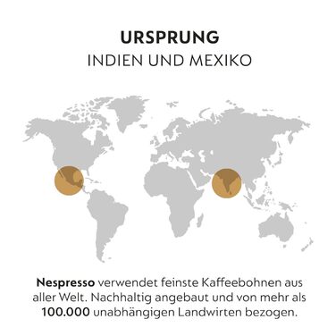 Кава Nespresso Original Cape Town Lungo: 50 капсул (Арабіка & Робуста, темна обсмажка)