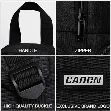 Сумка для камери CADeN: зручна нагрудна сумка-слінг для Canon, Nikon, Sony, Pentax DSLR/SLR камер зі штативом