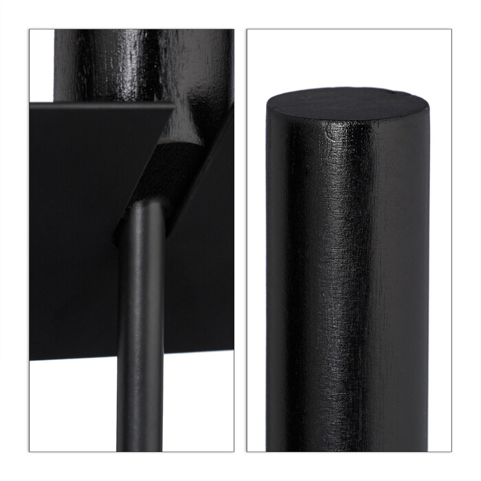 Relaxdays 5-Piece Fireplace Set with Holder