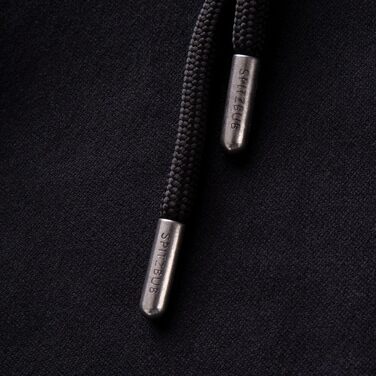 Чоловічий худі Spitzbub з капюшоном, чорний, розмір XL. Стильний дизайн, капюшонний пуловер