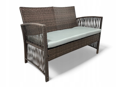 Комплект садових меблів Ideal Garden з техноротанга, багатоколірний, 4 предмети