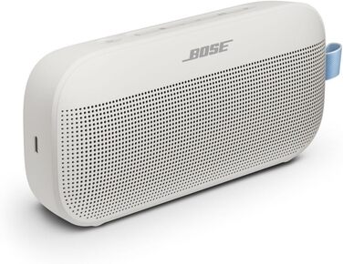 Bose SoundLink Flex 2: Водонепроникна Bluetooth колонка для подорожей, 12 год роботи, мікрофон (Небесно-сірий)