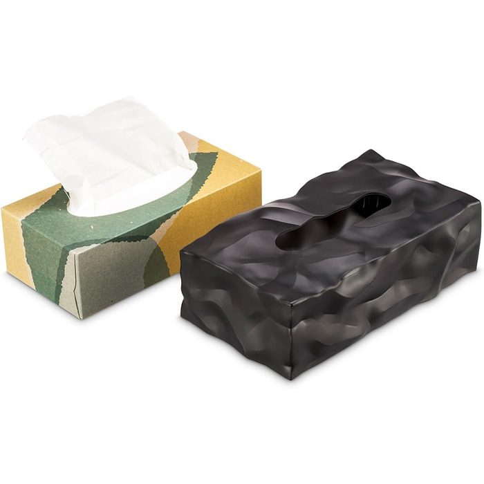 Essey Design Cosmetic Tissue Box Wipy Cube II, rectangular tissue dispenser