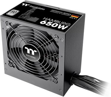 Блок живлення Thermaltake Hamburg 650W ATX 3.1 PCIe 5.1 80 Plus White German Series