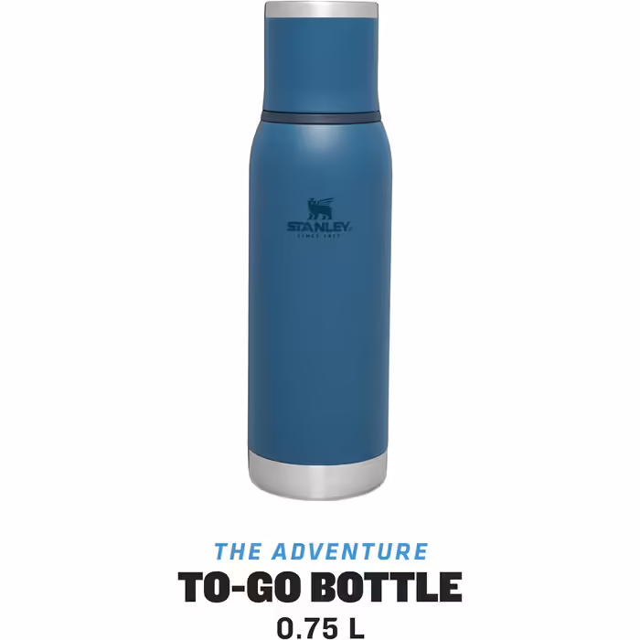 Термос Stanley Adventure To-Go 0.7 л, вакуумний, з чашкою, 25 годин гаряче, 27 годин холодне, BPA Free, подвійні стінки, не протікає