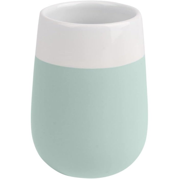 Дозатор для мила WENKO Malta, керамічний, 290 мл, білий (м'ятний/білий)