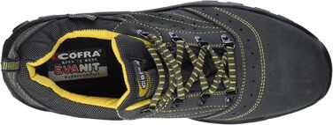 Робочі черевики Cofra NT090-000.W42 Tigri S1 P SRC, антрацит/жовтий, розмір 42 (47 EU)