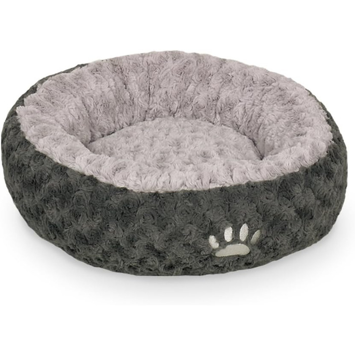 Ліжко для собак Nobby Komfortbett Donut Seoli, сіро-світле, діаметр 60 см