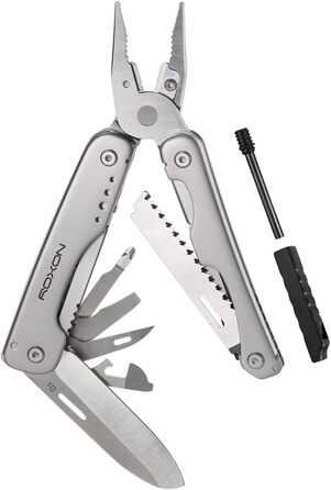 ROXON S803E Elite Update Multi-Tool - 20-Function Survival Knife with Pliers & Fire Starter | EDC Outdoor Tool