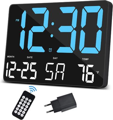 SZELAM Digital Clock, Large Display, 11.5