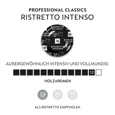 Кава в капсулах Nespresso Professional Ristretto Intenso, 50 шт