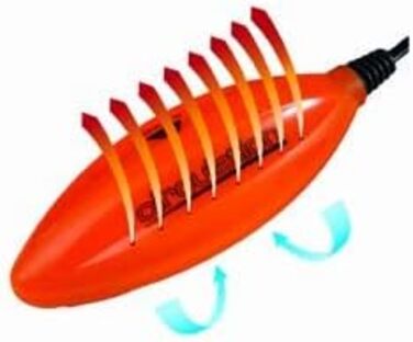 Alpenheat Unisex Circulation UV 12v Shoe Dryer, Orange, One Size EU