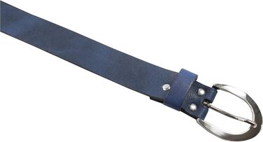 Жіночий шкіряний ремінь Fashionchimp (Cobalt-althea) 105 см, ширина 2.8 см, Німеччина