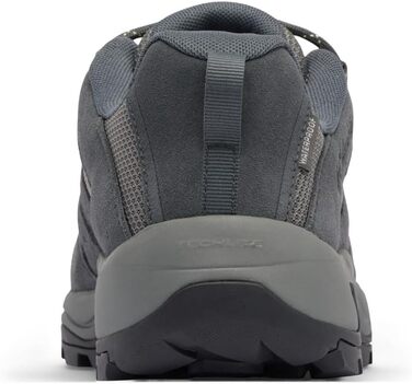 Чоловічі трекінгові черевики Columbia Redmond Iv Low Waterproof Mid Rise, 45 EU, Graphite Citron Haze
