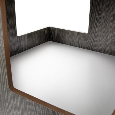 Преміум будиночок для котів з дерева, замок-вежа з ліжками, 50x50x80 см, антрацит