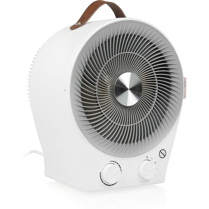 Tristar KA-5140 2-в-1: Електричний обігрівач та вентилятор - 4 режими, 2000 Вт, білий