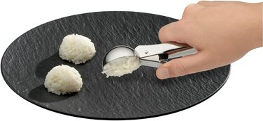 Порціонер для морозива WMF Gourmet 18 см, ложка для морозива з викидним механізмом, Cromargan нержавіюча сталь, для кульок морозива, рису, медових кульок, тіста для печива, 1 шт. без гравію