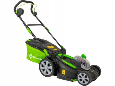 Акумуляторна газонокосарка Greenso UAO012 20V, робоча ширина 37 см, 2x4,0 Аг