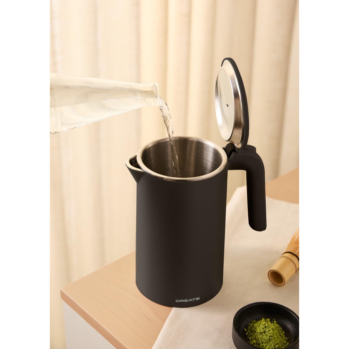 Електричний чайник CREATE KETTLE STUDIO PRO 1 л, регулювання температури, підтримання тепла, чорний