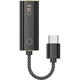 Підсилювач навушників FiiO JadeAudio KA1, USB DAC, висока роздільна здатність, 3.5 мм, без втрат, для смартфонів/PC/ноутбуків/плеєрів (Type-C, чорний)