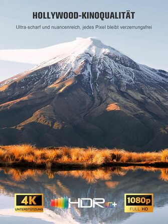 Портативний проєктор Mini Beamer: 1080P Full HD, 600ANSI, WiFi6, Bluetooth, 4K, Zoom 50%, 360° обертання, для домашнього кінотеатру, сумісний з телефоном