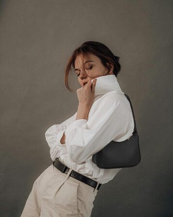 Сумка жіноча LOVEVOOK міні клатч через плече чорна - стильна сумка-месенджер для побачень, вечірок та покупок