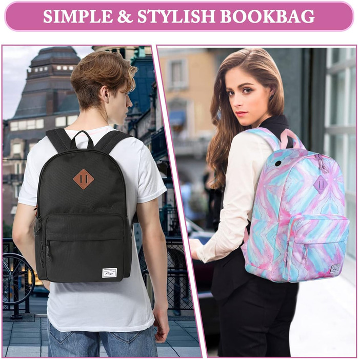 Шкільний рюкзак для підлітків: легкий, 15.6