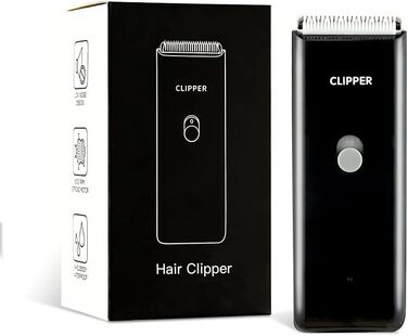 Електрична машинка для стрижки собак Favrison, для собак та котів, USB, бездротова, водонепроникна (чорний)