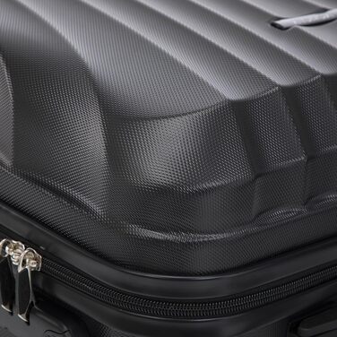 Набір валіз-ролерів (3 шт): M, L, XL, білий слонова кістка. Набір валіз з жорстким корпусом, коліщатками 360°, кодовим замком, зручною ручкою.