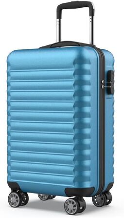 Набір валіз NUMADA 4 шт. (75/63/53 см) + косметичка, ABS, жорсткий, міцний, з коліщатами, з замком