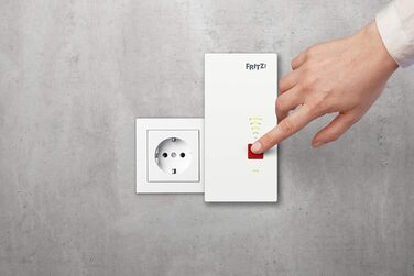 Повторювач Wi-Fi FRITZ!Repeater 2400: Dual-Band AC + N, Gigabit LAN, версія для німецькомовних