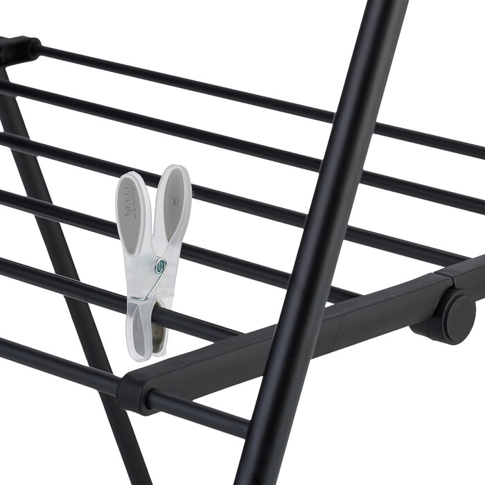 Relaxdays Folding Clothes Rack with Wings