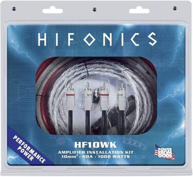 Комплект підключення підсилювача Hifonics HF10WK 10 мм² для авто HiFi