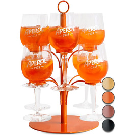 Стійка для коктейлів SpritzUpYourLife на 8 келихів - Aperol, Sarti Rosa, для вечірок та подарунків