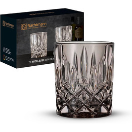 Набір склянок для віскі Nachtmann Noblesse, 2 шт, 295 мл, блакитний, з кришталевого скла, 104239