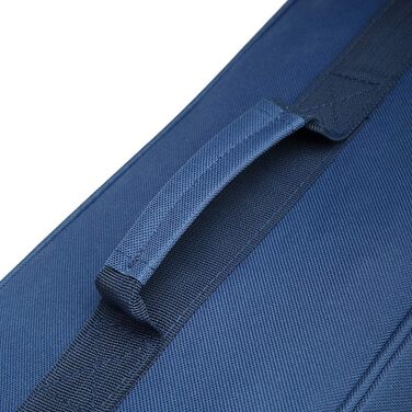 This lightweight carry-on suitcase, soft case, small suitcase for airplane carry-on luggage for Lufthansa Eurowings Ryanair rolling suitcase trolley fabric suitcase 53 x 36 x 18 cm (carry-on trolley, Blue)