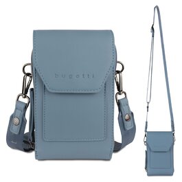 Сумка Bugatti Almata на плече з відділенням для смартфона, кросбоді для жінок (Джинс)