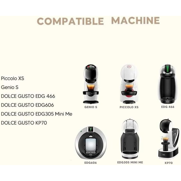 Адаптер для капсул Nespresso Original для кавомашин Dolce Gusto Genio S, Piccolo XS