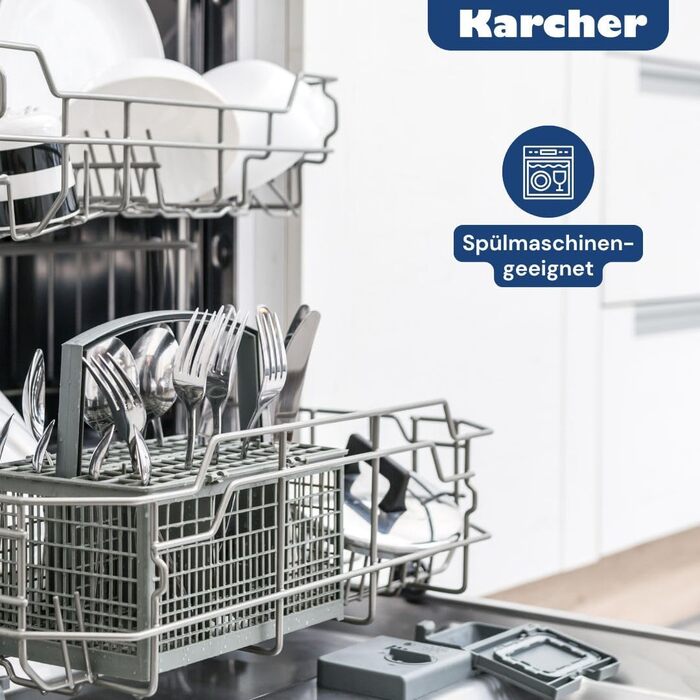 Набір каструль Karcher Jasmin 20 предметів, нержавіюча сталь, для індукції, з кришками, каструлі та сковорода, підходить для всіх плит, посудомийна та духовочна безпека, з мисками з нержавіючої сталі