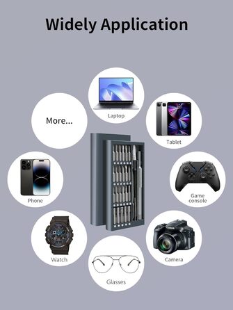 Набір викруток Feinmechaniker LOSGATOS 51 в 1: прецизійний інструмент для ремонту телефонів, ноутбуків, ПК, Macbook, iPhone, PS4/PS5, окулярів