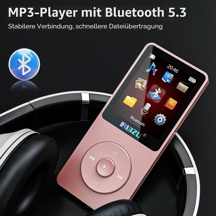 MP3 плеєр RUIZU 32GB з Bluetooth 5.3, екраном 1.8