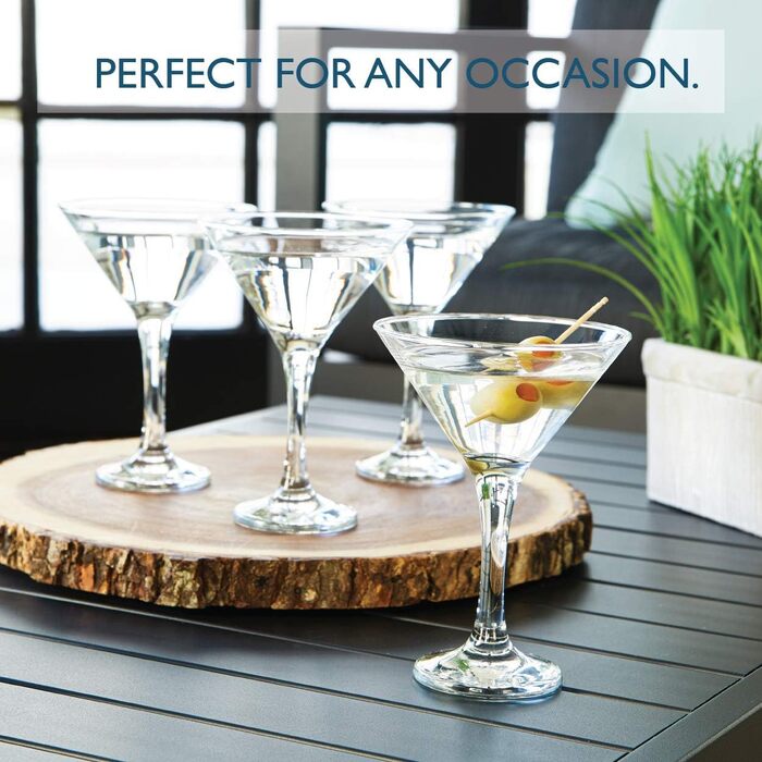 Бокали для Мартіні Glacier Glass Milano Collection, 170 мл, 4 шт.