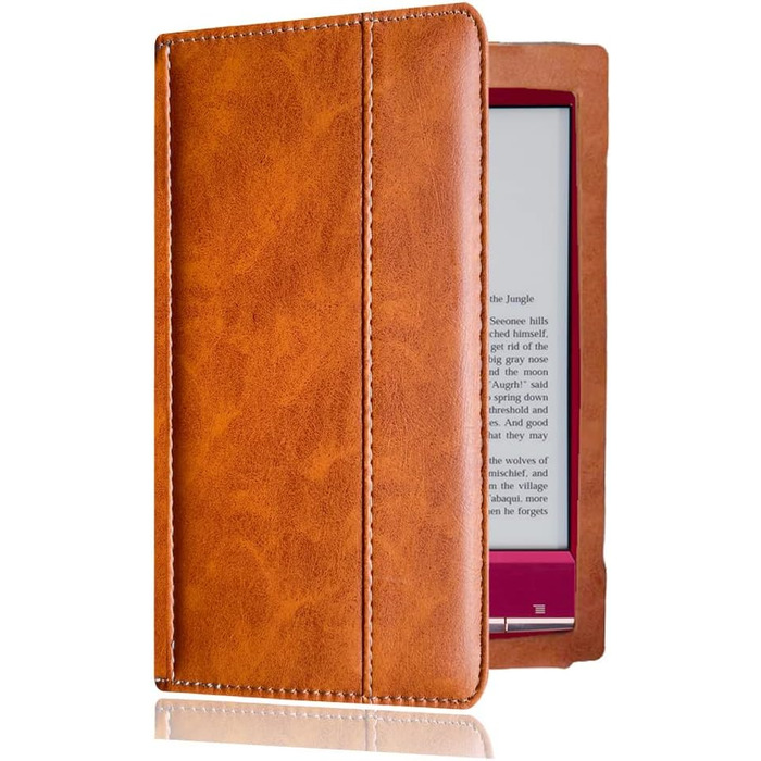 Чохол для Sony PRS-T2/PRS-T1 (6 дюймів), захисний чохол для eReader, PU-шкіра, колір коричневий