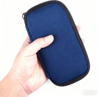 Органайзер для USB-накопичувачів TATMOHIK: синій кейс на 10 USB-флешок, USB-накопичувачів, флеш-карт