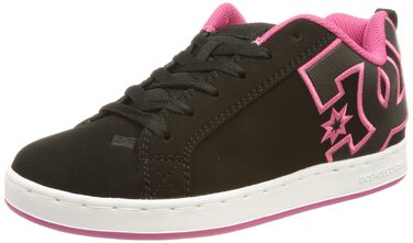 Кросівки DC Shoes Court Graffik для жінок, чорно-рожеві, розмір 40.5 EU