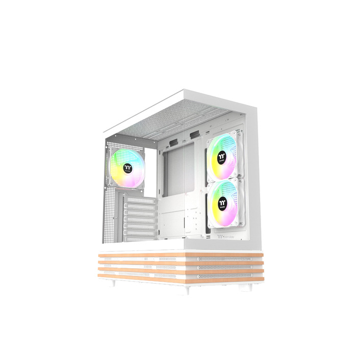 Корпус ПК Thermaltake View 270 Plus WS Snow White з ARGB підсвічуванням, USB-C, підтримка 360mm радіатора