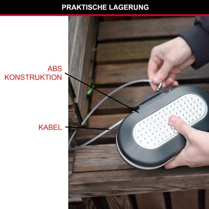 Portable Travel Safe with Number Combination - Black Luggage Lock