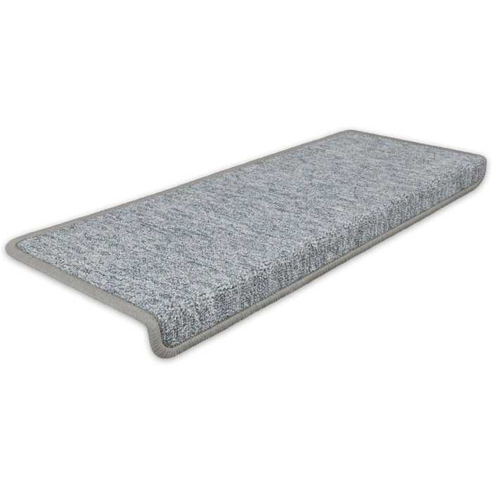 Kettelservice-Metzker Stair Treads/Step Mats Ariston 15-Piece Value Set Rectangular Light Grey 15 Pieces Light Grey Rectangular
