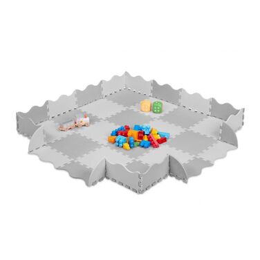 Relaxdays 36-Piece Puzzle Mat with Border